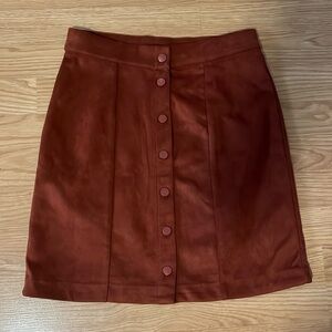Tahari burnt orange skirt